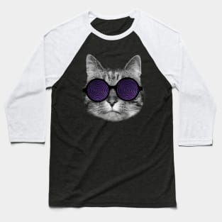 Hypno cat Baseball T-Shirt